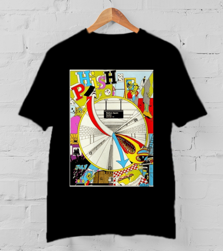 Phish Madison Square Garden NYC July 22 24 25 27 29 2026 T-Shirt