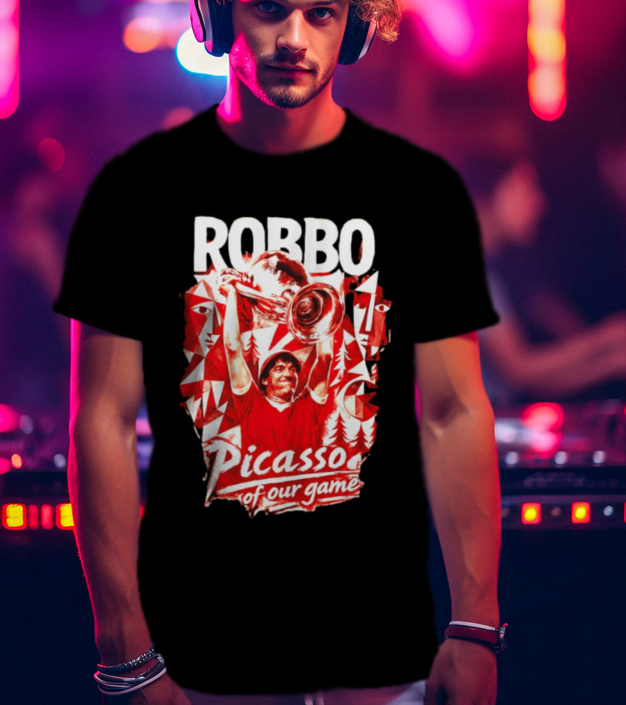 Robbo Picasso Of Our Game Nottm Forest Triumph Celebration T-Shirt