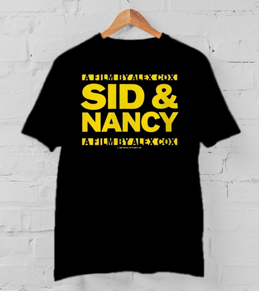 Sid & Nancy Movie Promo Yellow T-Shirt