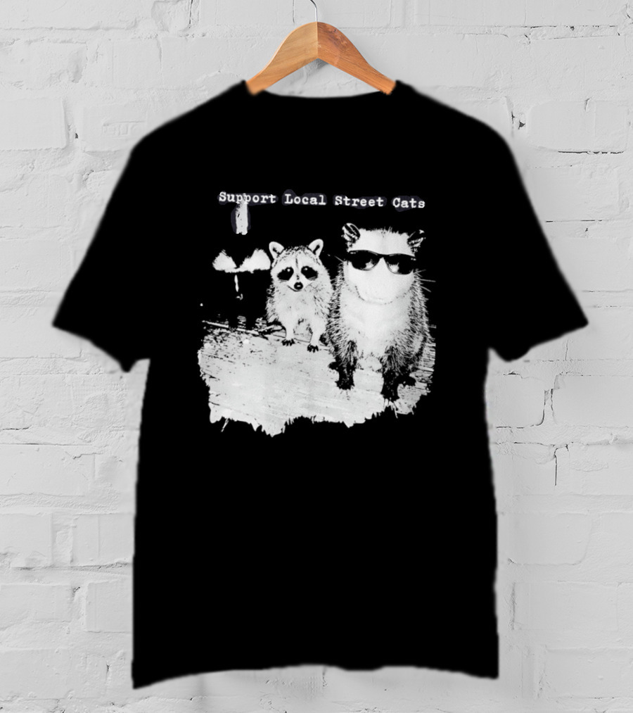 Support Local Street Cats Feline Advocacy T-Shirt
