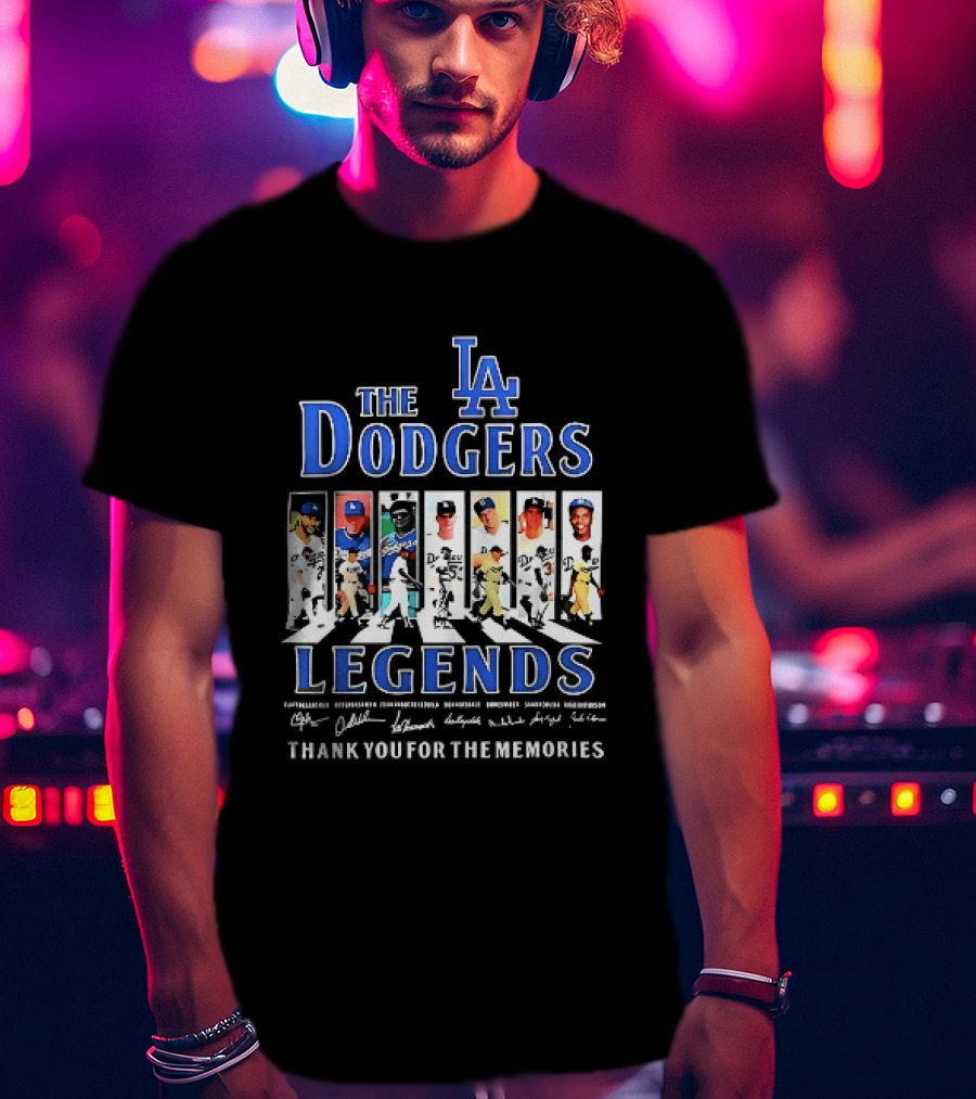 The Dodgers Legends Thank You For The Memories Icons LA T-Shirt