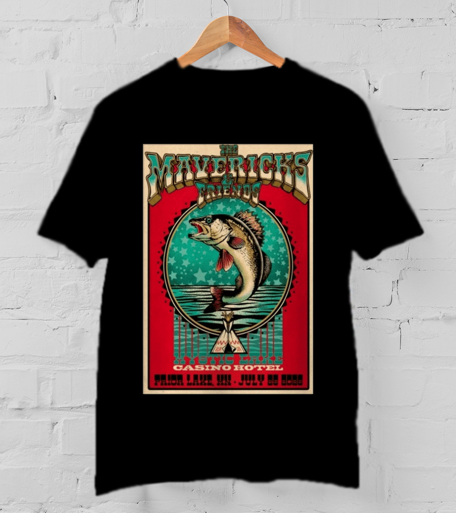 Mystic Lake Casino Hotel The Mavericks Friends Prior Lake MN July 25 2026 T-Shirt