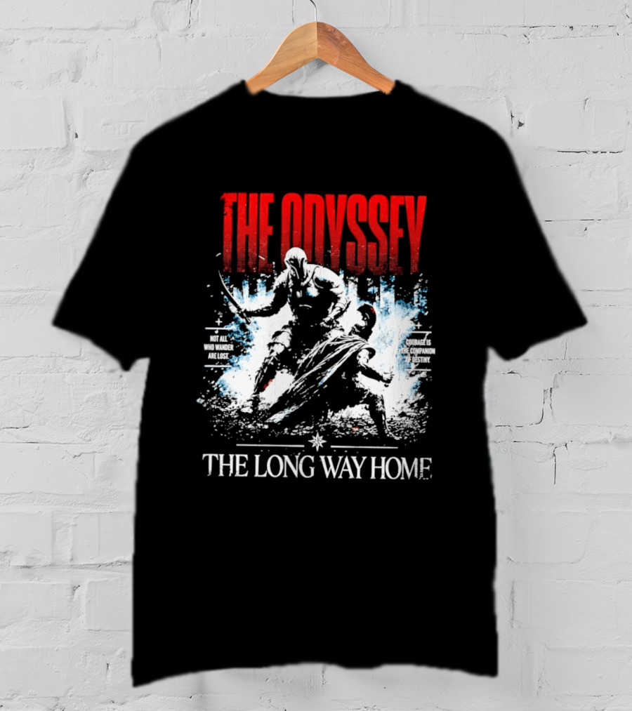 The Odyssey The Long Way Home Skiing Adventure T-Shirt