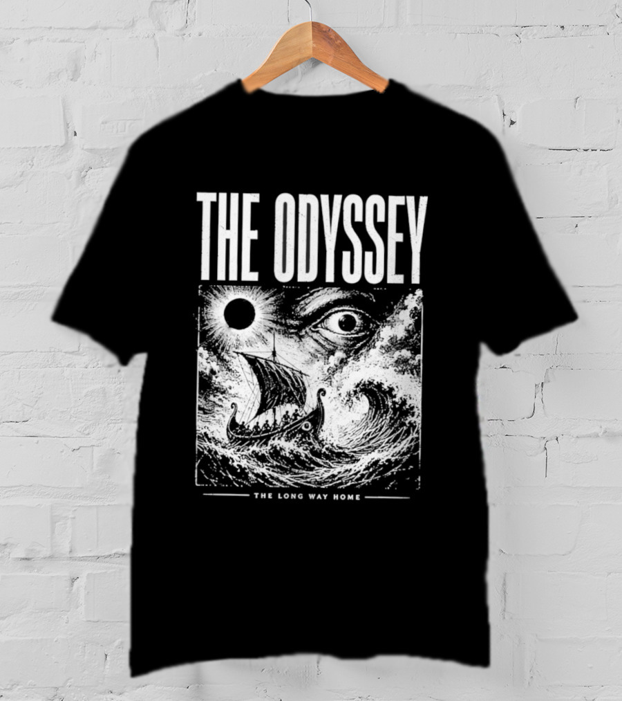 The Odyssey The Long Way Home Greek Mythology Sea Adventure T-Shirt