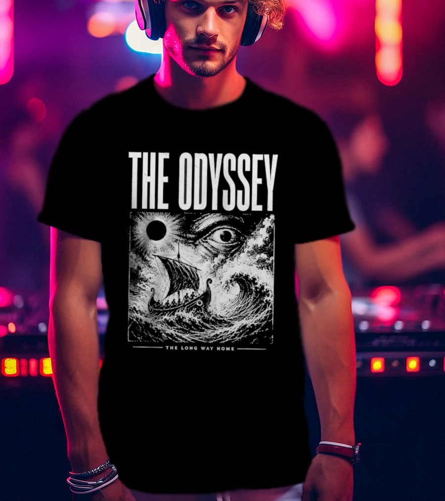 The Odyssey The Long Way Home Greek Mythology Sea Adventure T-Shirt
