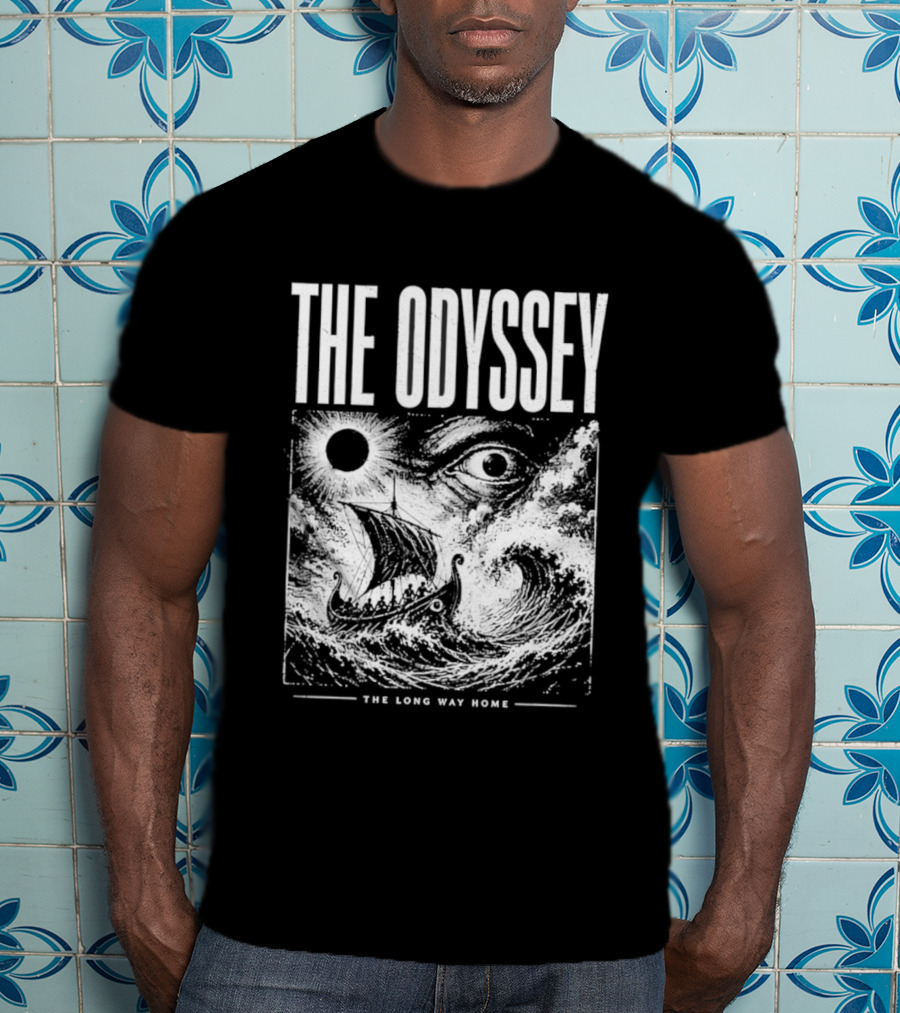 The Odyssey The Long Way Home Greek Mythology Sea Adventure T-Shirt