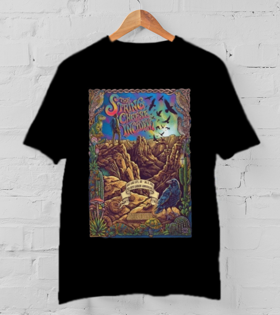 The String Cheese Incident Salt Lake City UT 7 22 2026 Red Butte Garden Amphitheatre T-Shirt