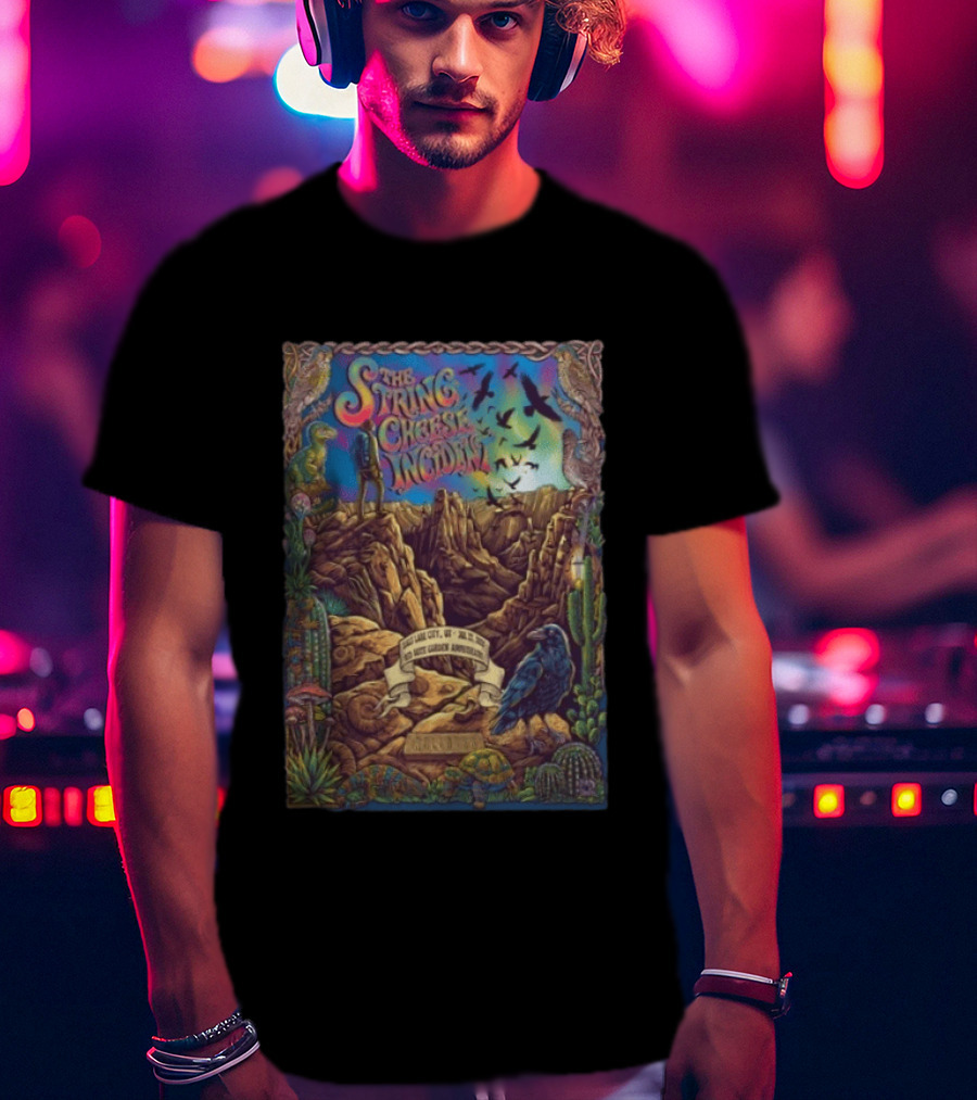 The String Cheese Incident Salt Lake City UT 7 22 2026 Red Butte Garden Amphitheatre T-Shirt