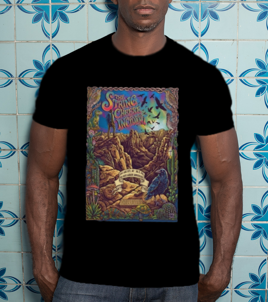 The String Cheese Incident Salt Lake City UT 7 22 2026 Red Butte Garden Amphitheatre T-Shirt