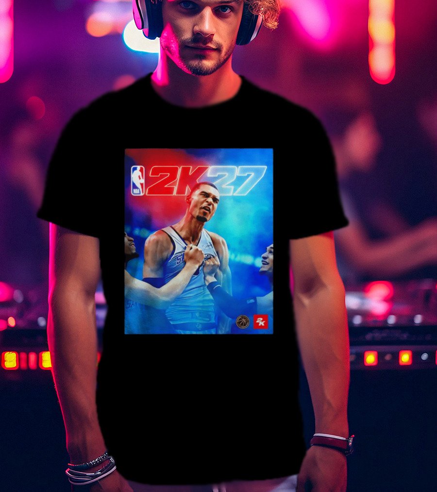 NBA 2K27 Victor Wembanyama San Antonio Spurs T-Shirt