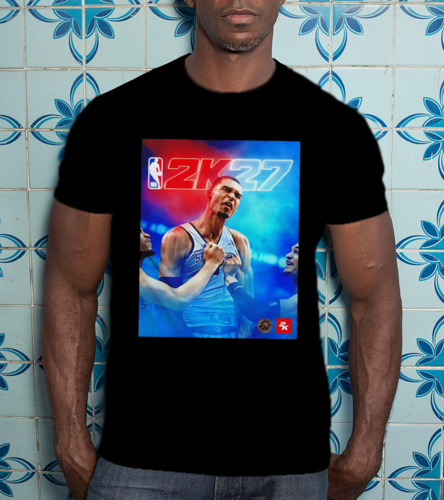 NBA 2K27 Victor Wembanyama San Antonio Spurs T-Shirt