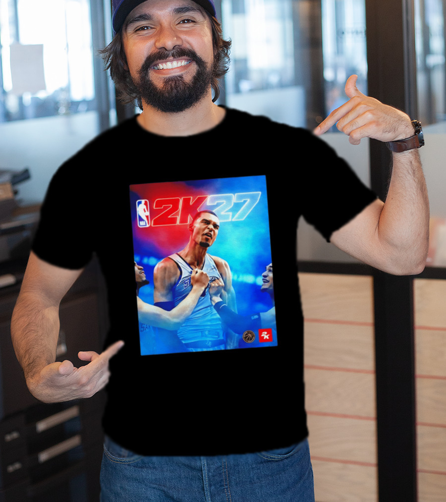 NBA 2K27 Victor Wembanyama San Antonio Spurs T-Shirt