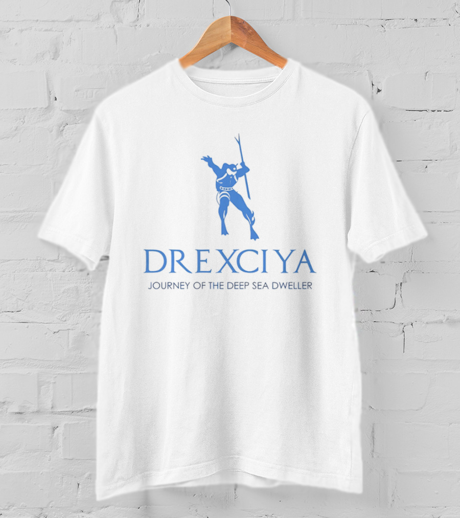 Drexciya Journey Of The Deep Sea Dweller Blue Diver T-Shirt