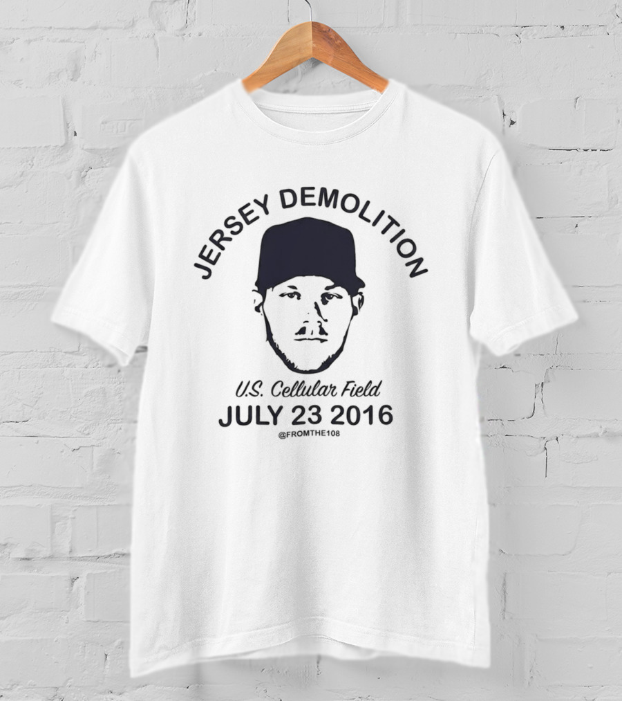 Jersey Demolition Event U.S. Cellular Field July 23 2016 T-Shirt