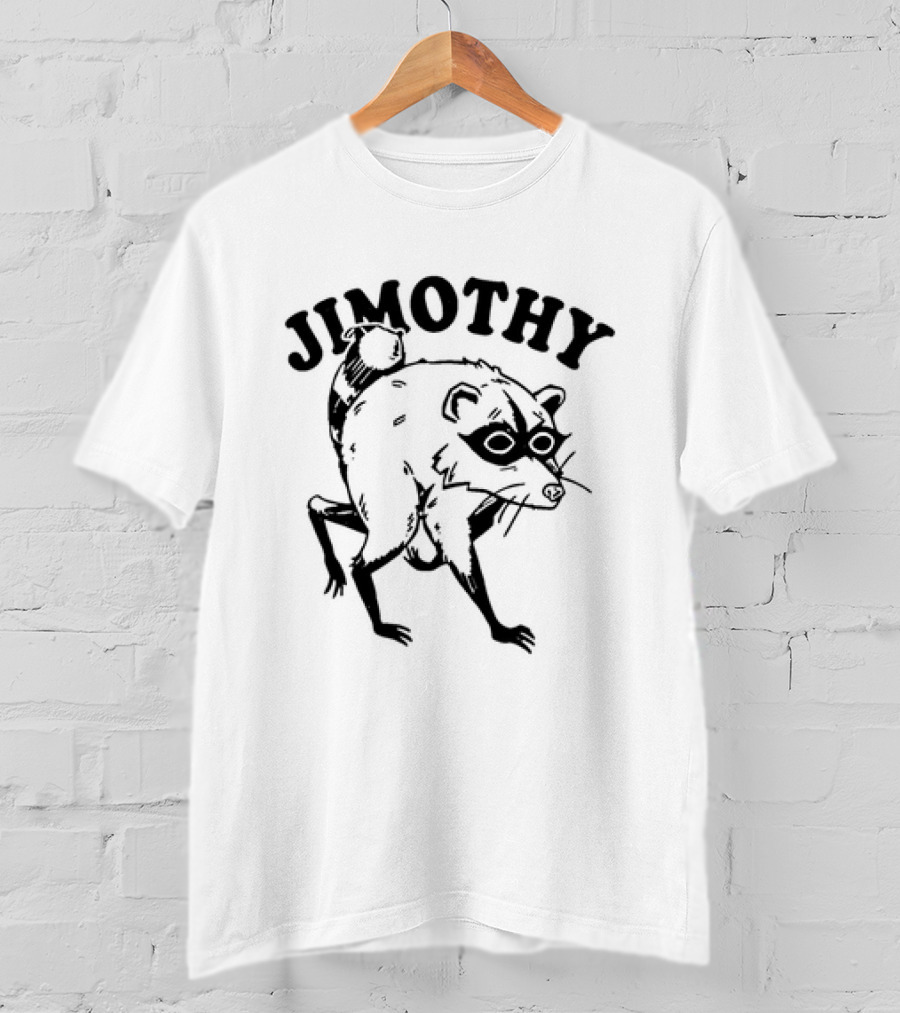 Jimothy Raccoon Doodle Sketch T-Shirt