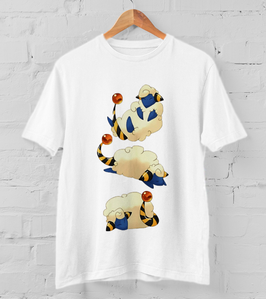 Mareep Trio In Sleepy Poses Cozy Nights T-Shirt