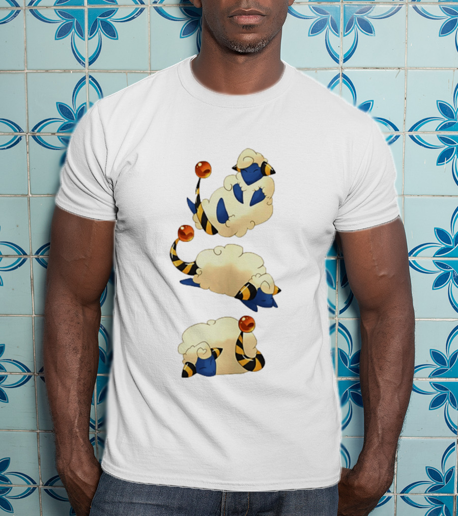 Mareep Trio In Sleepy Poses Cozy Nights T-Shirt