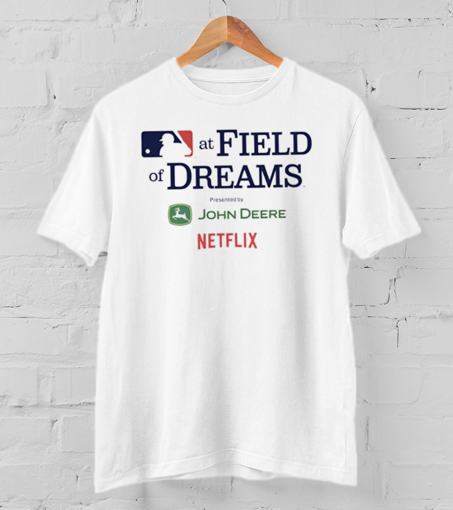 MLB At Field Of Dreams 2026 Presented By John Deere Netflix T-Shirt