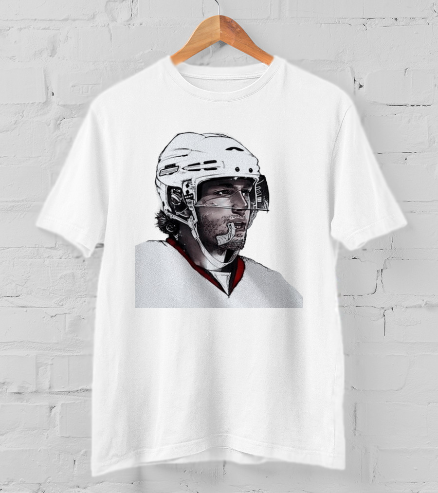 NHL Carolina Hurricanes Mouthguard Action Hockey Player T-Shirt