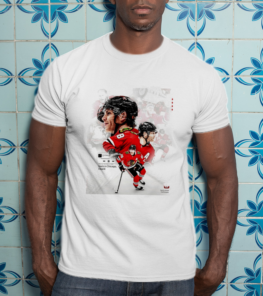 Patrick Kane Chicago Blackhawks Back Where It All Began End Of Beginning 88 T-Shirt