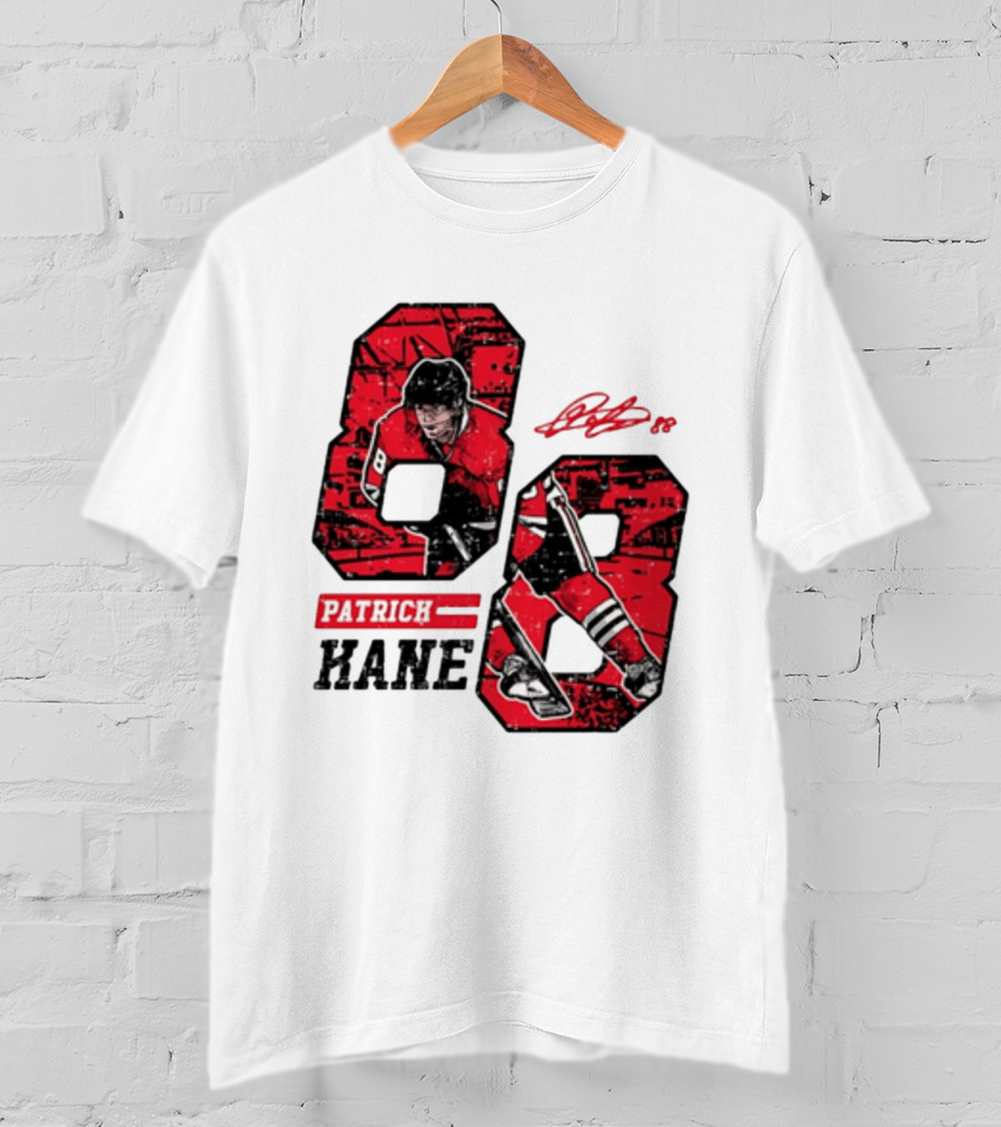 Patrick Kane Chicago Blackhawks 88 Comic Style Collaboration T-Shirt