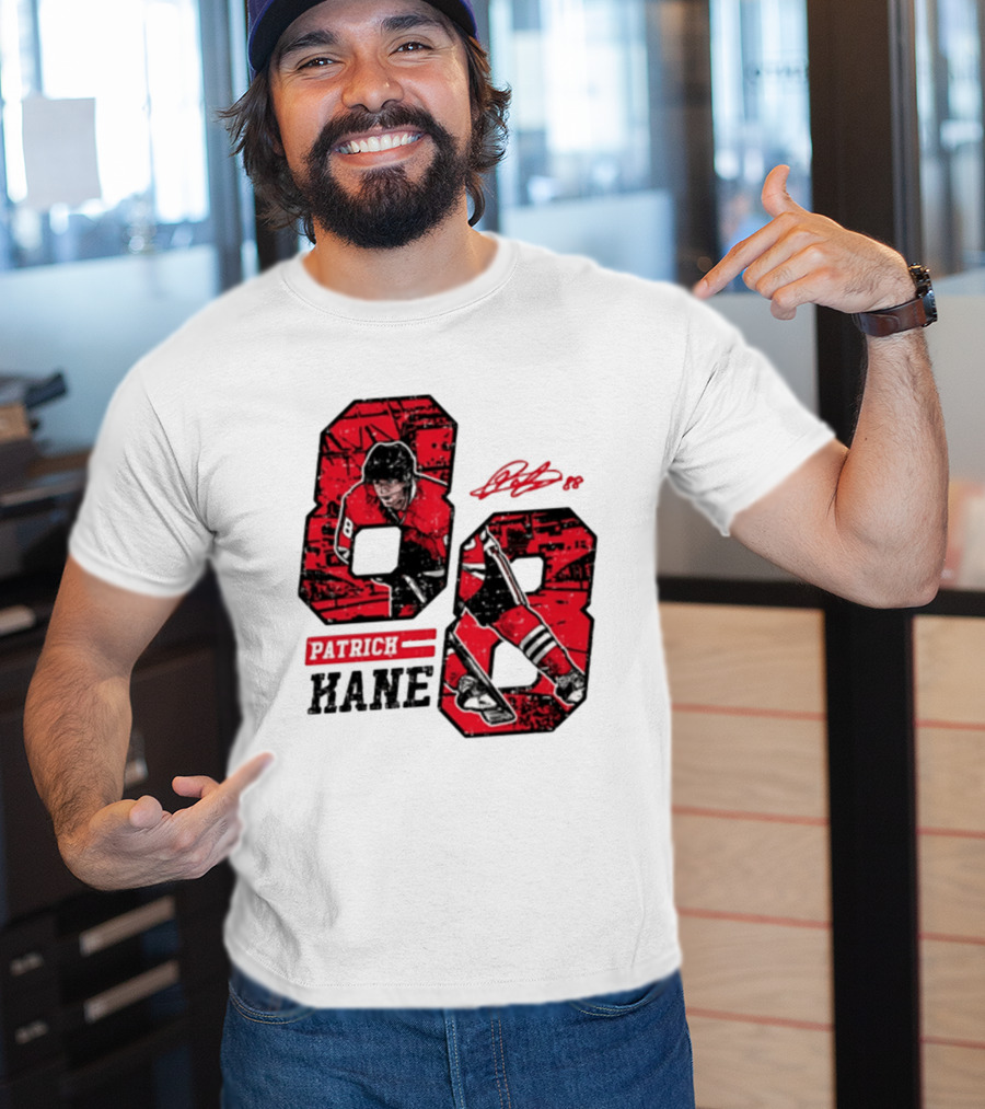 Patrick Kane Chicago Blackhawks 88 Comic Style Collaboration T-Shirt