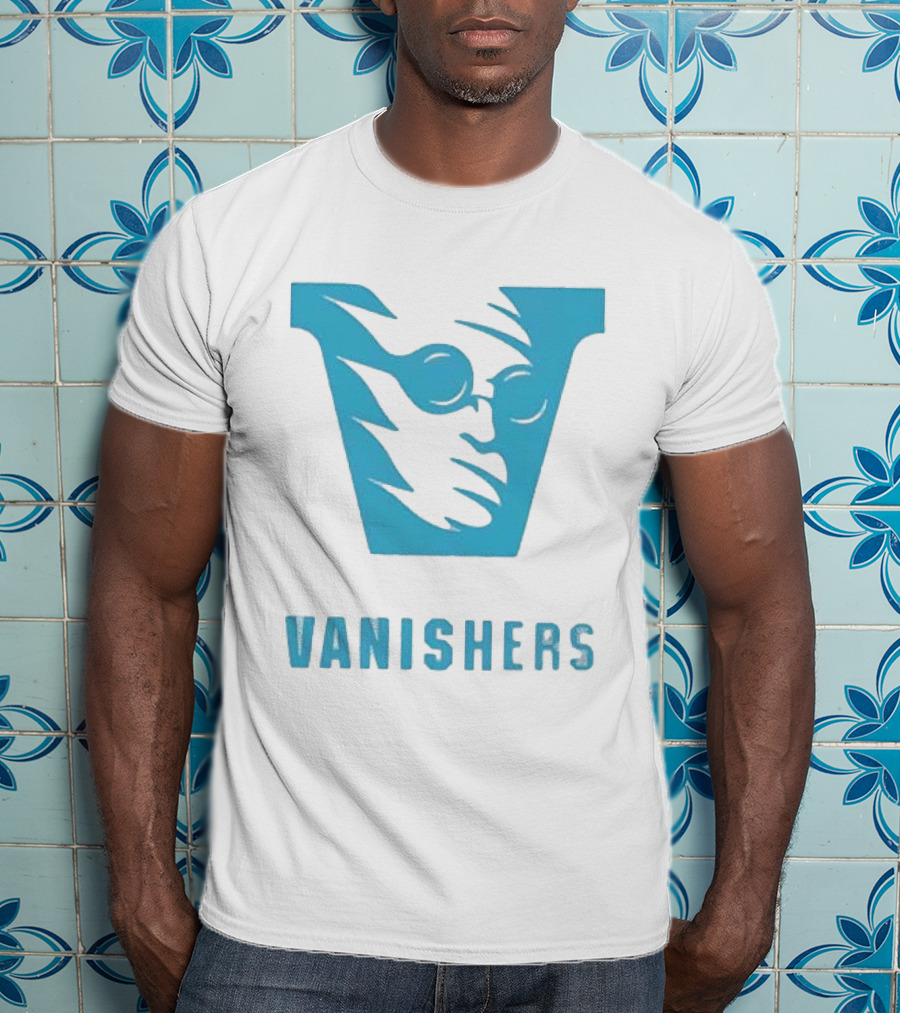 Sussex Vanishers Ghostly Specter Team Vanishers Blue T-Shirt