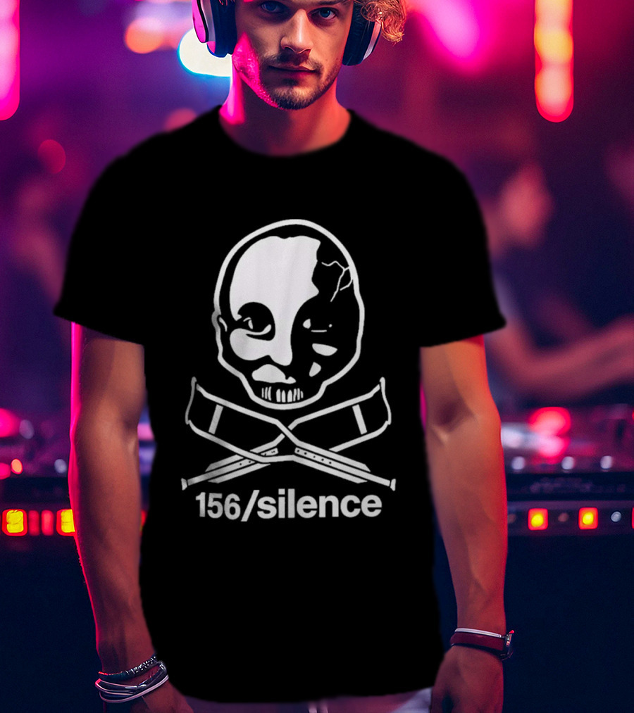 156 Silence Skeleton Face World Tour 2026 T-Shirt