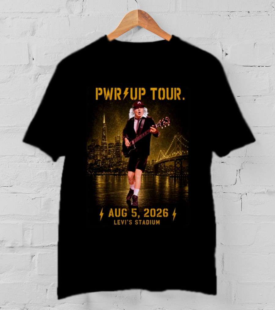 Pwr Up Tour 2026 San Francisco Levi's Stadium August 5 ACDC North America T-Shirt