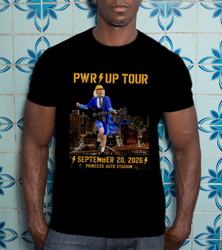 PWR Up Tour September 20 2026 Princess Auto Stadium Winnipeg MB T-Shirt