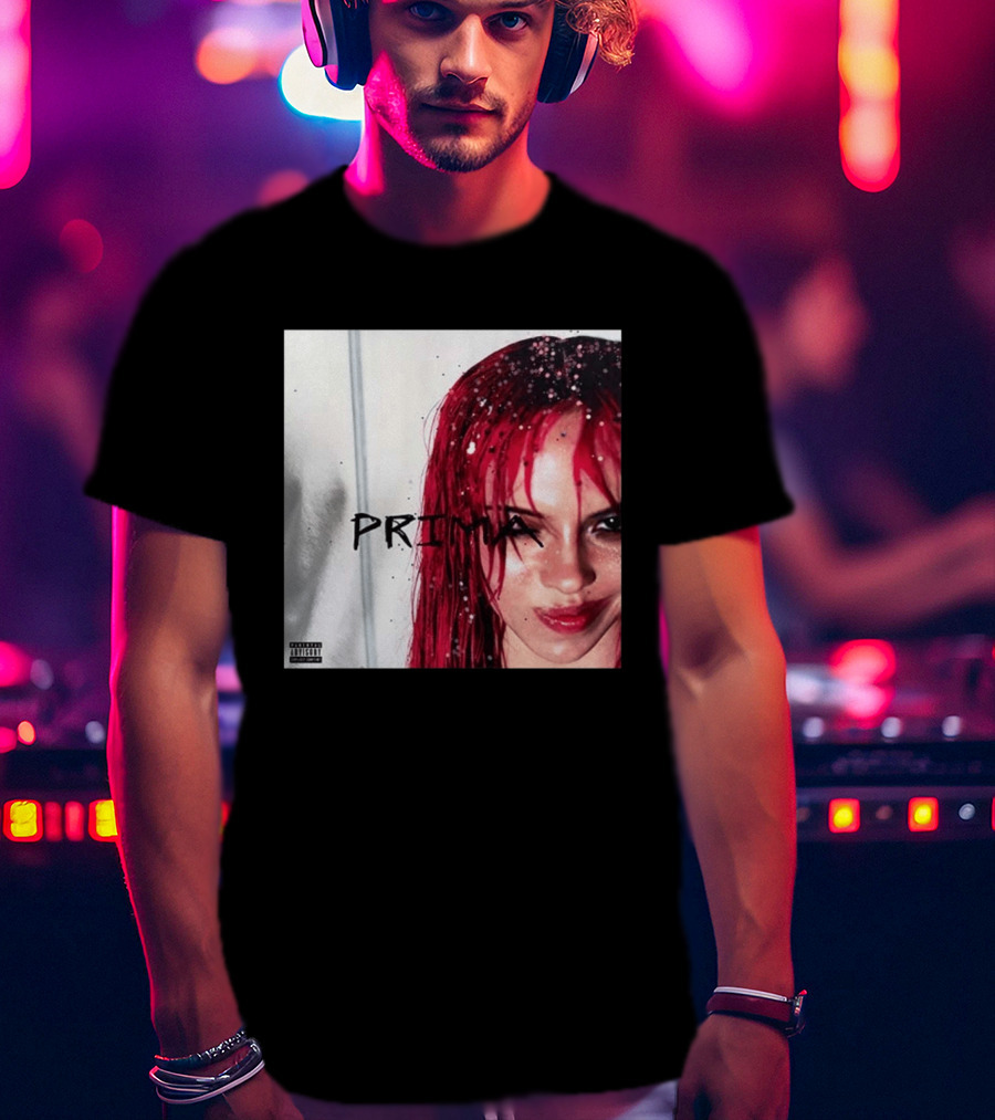 Adela Jergova Prima New Album Cover 2026 Pink Hair T-Shirt