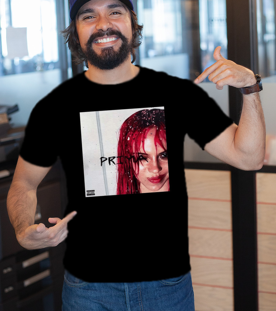 Adela Jergova Prima New Album Cover 2026 Pink Hair T-Shirt