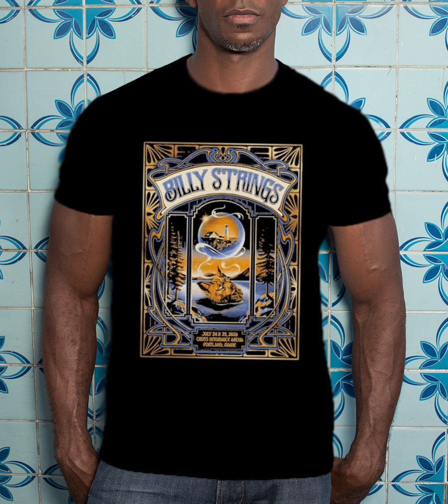 Billy Strings Cross Insurance Arena Portland Maine July 24 25 2026 Abigail Salvesen T-Shirt