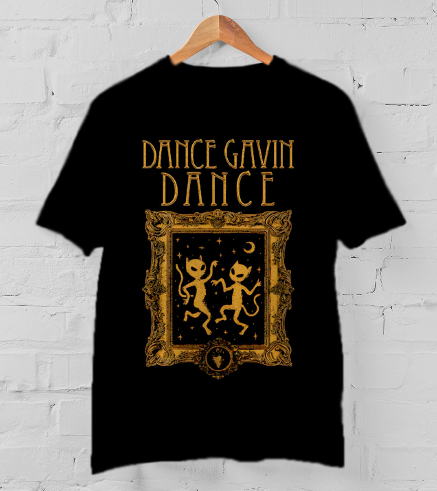 Dance Gavin Dance Alien Cats Framed Celestial Dance T-Shirt