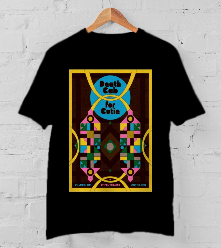 Death Cab For Cutie St. Louis Stifel Theatre July 24 2026 T-Shirt