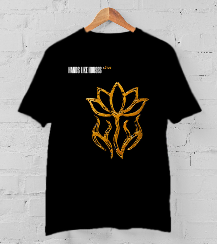 Hands Like Houses Lotus Symbol Yellow T-Shirt