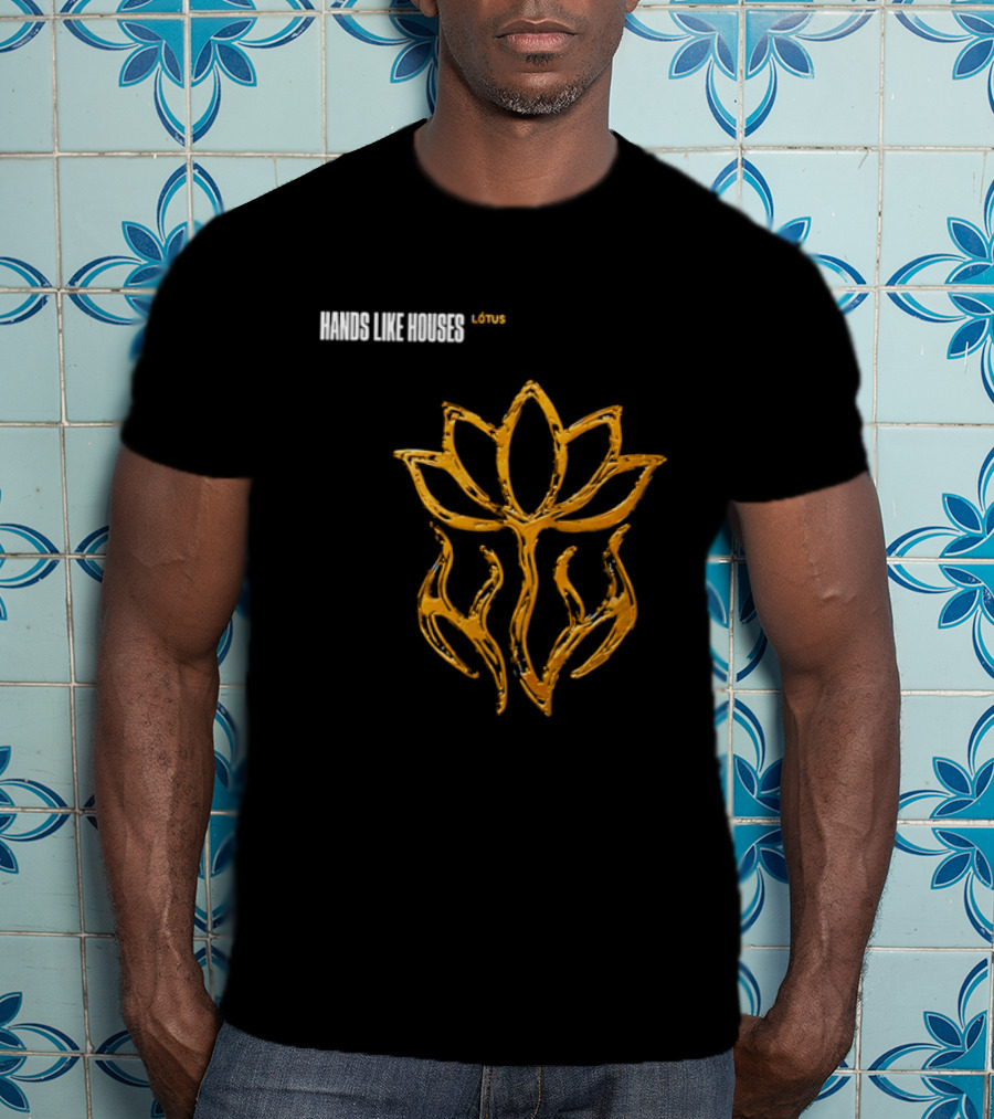 Hands Like Houses Lotus Symbol Yellow T-Shirt