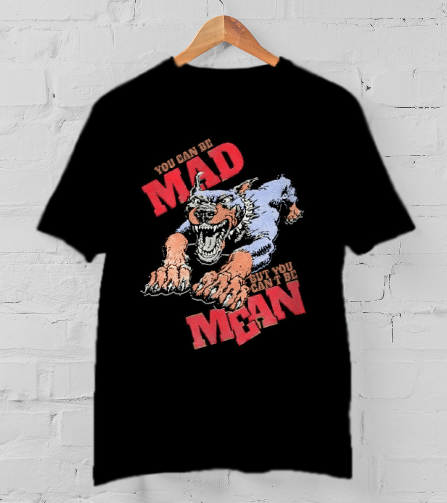 You Can't Be Mad But You Can Be Mean Aggressive Doberman T-Shirt
