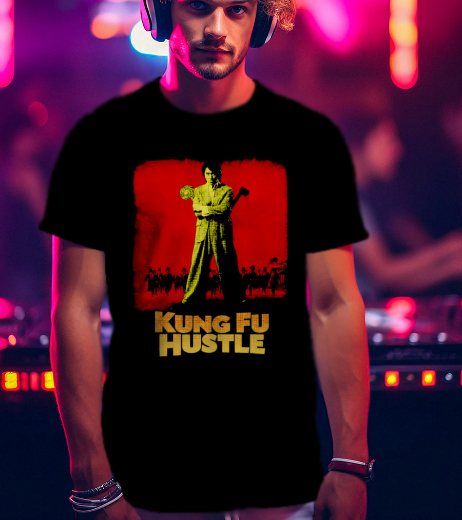 Kung Fu Hustle Axe Lollipop Scene Red T-Shirt