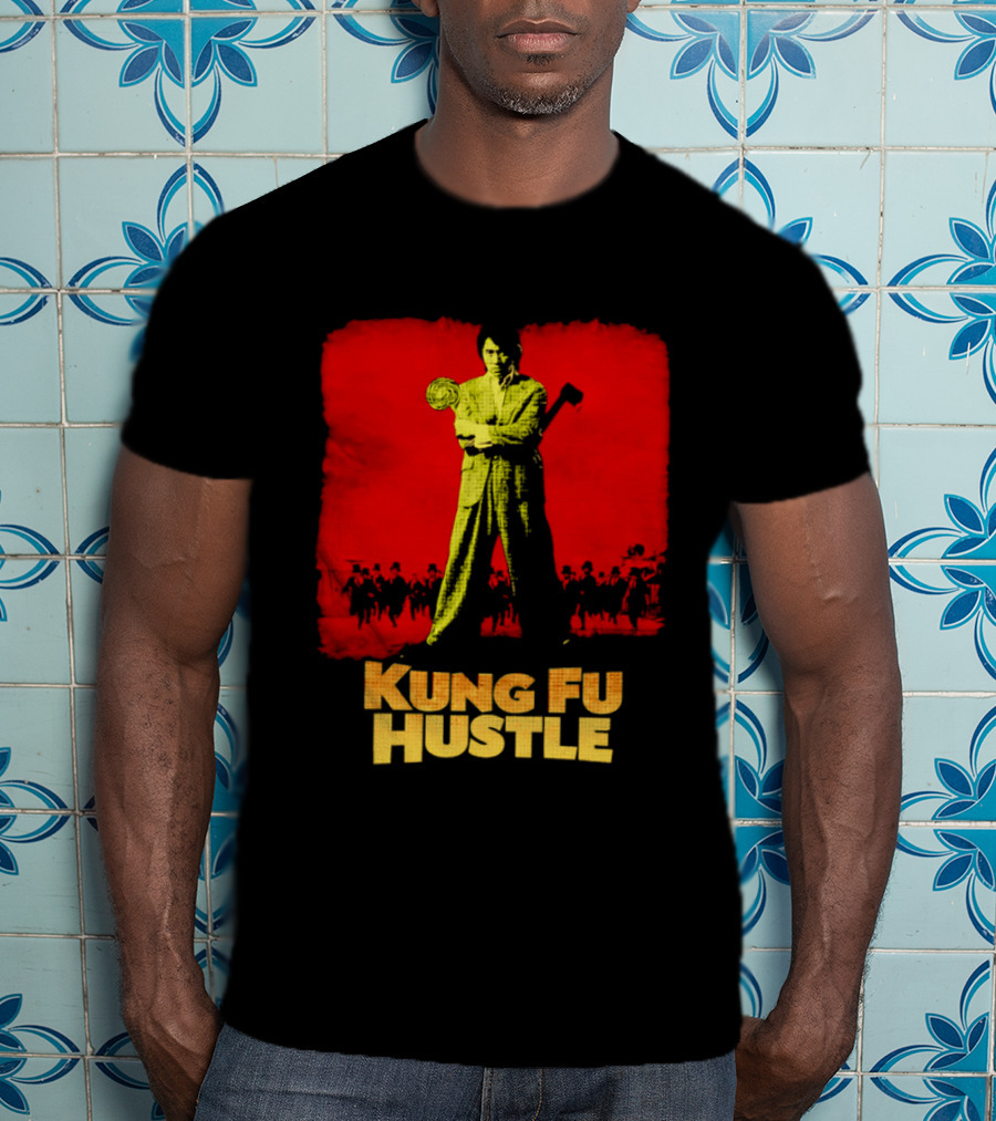 Kung Fu Hustle Axe Lollipop Scene Red T-Shirt