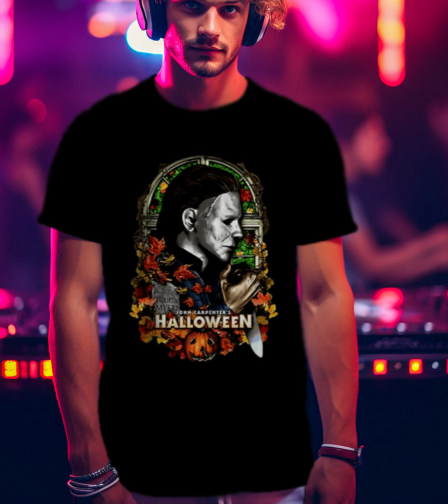 John Carpenter's Halloween Michael Myers 45 Years Of Terror Event T-Shirt