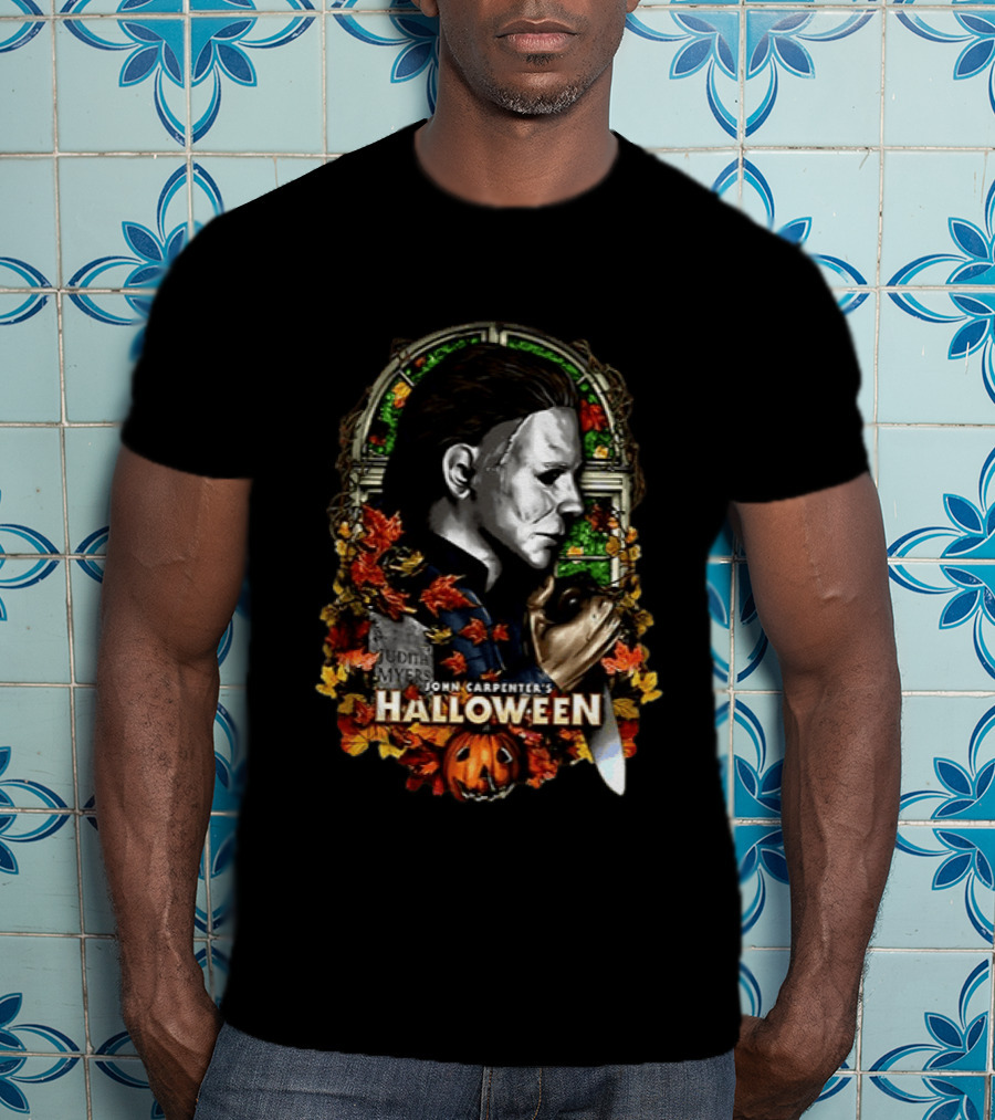 John Carpenter's Halloween Michael Myers 45 Years Of Terror Event T-Shirt