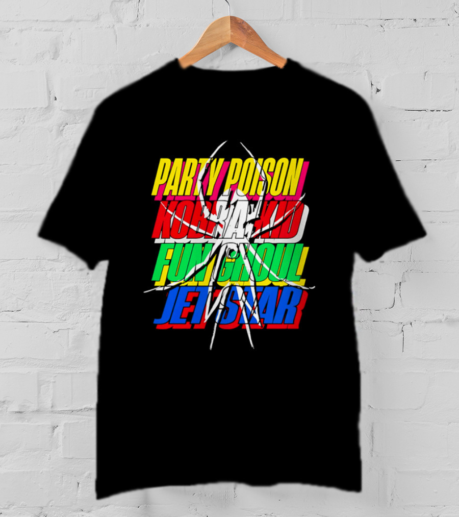 Party Poison Kobra Kid Fun Ghoul Jet Star My Chemical Romance The Fabulous Killjoys T-Shirt