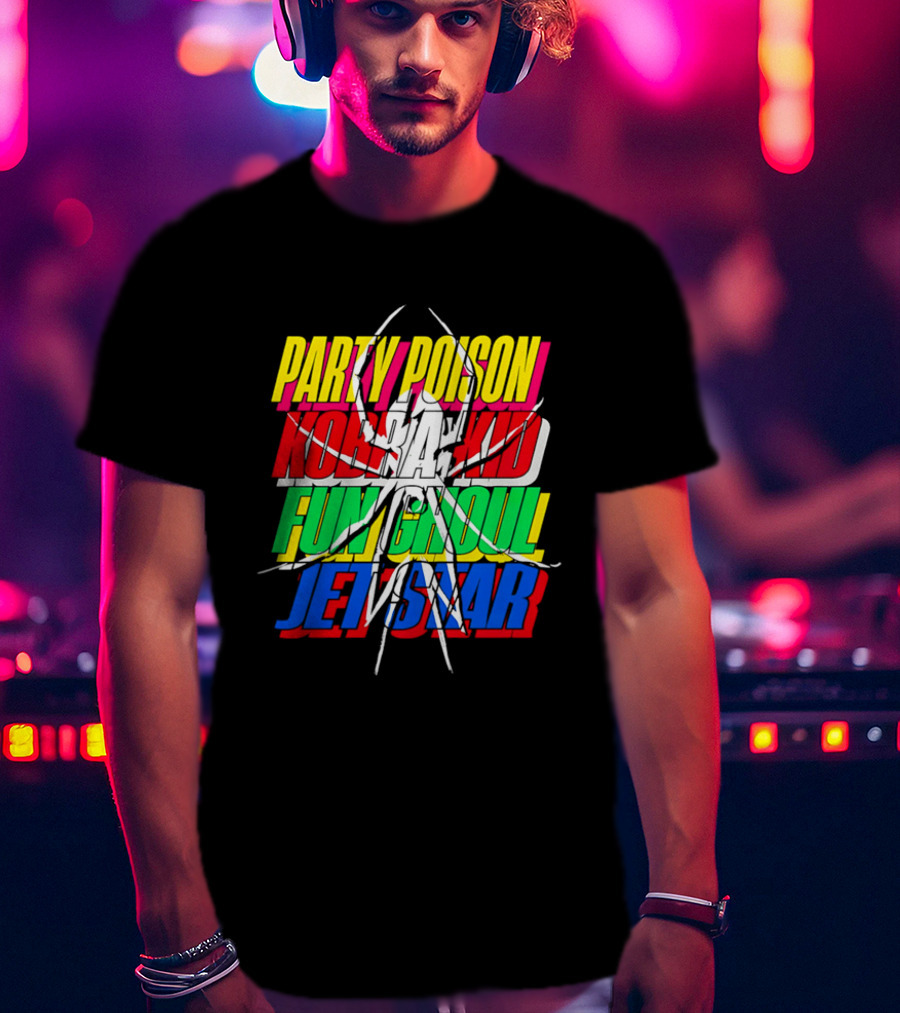 Party Poison Kobra Kid Fun Ghoul Jet Star My Chemical Romance The Fabulous Killjoys T-Shirt