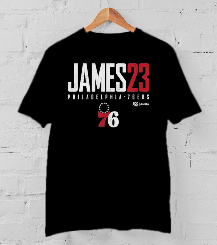 JAMES 23 Philadelphia 76ers 76 NBA T-Shirt