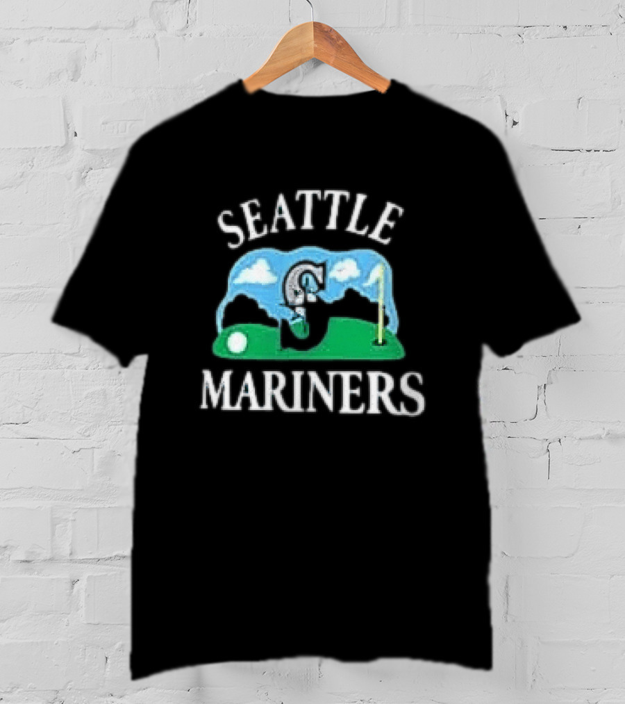 Seattle Mariners '47 Plackard Foundation Unicorn Golf T-Shirt