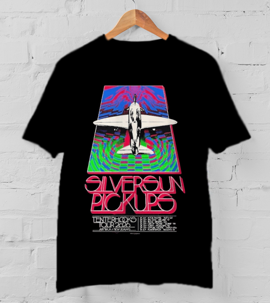 Silversun Pickups Tenterhooks Tour 2026 Australia New Zealand July Cities List T-Shirt