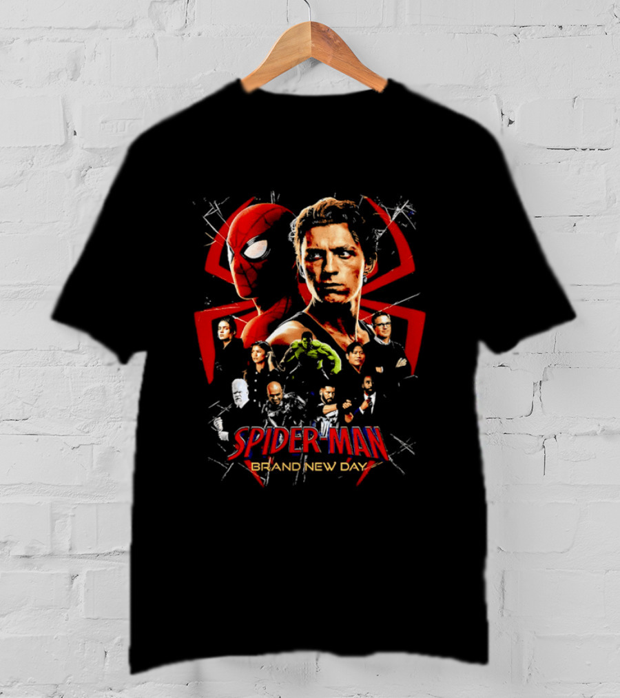 Spider Man Brand New Day Heroes Collage T-Shirt