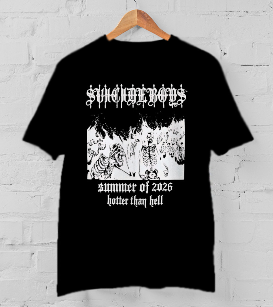 Suicideboys Summer Of 2026 Hotter Than Hell Skeletons T-Shirt