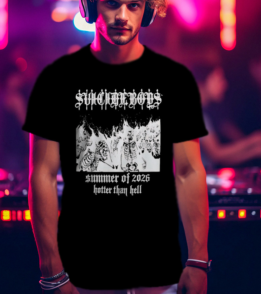 Suicideboys Summer Of 2026 Hotter Than Hell Skeletons T-Shirt
